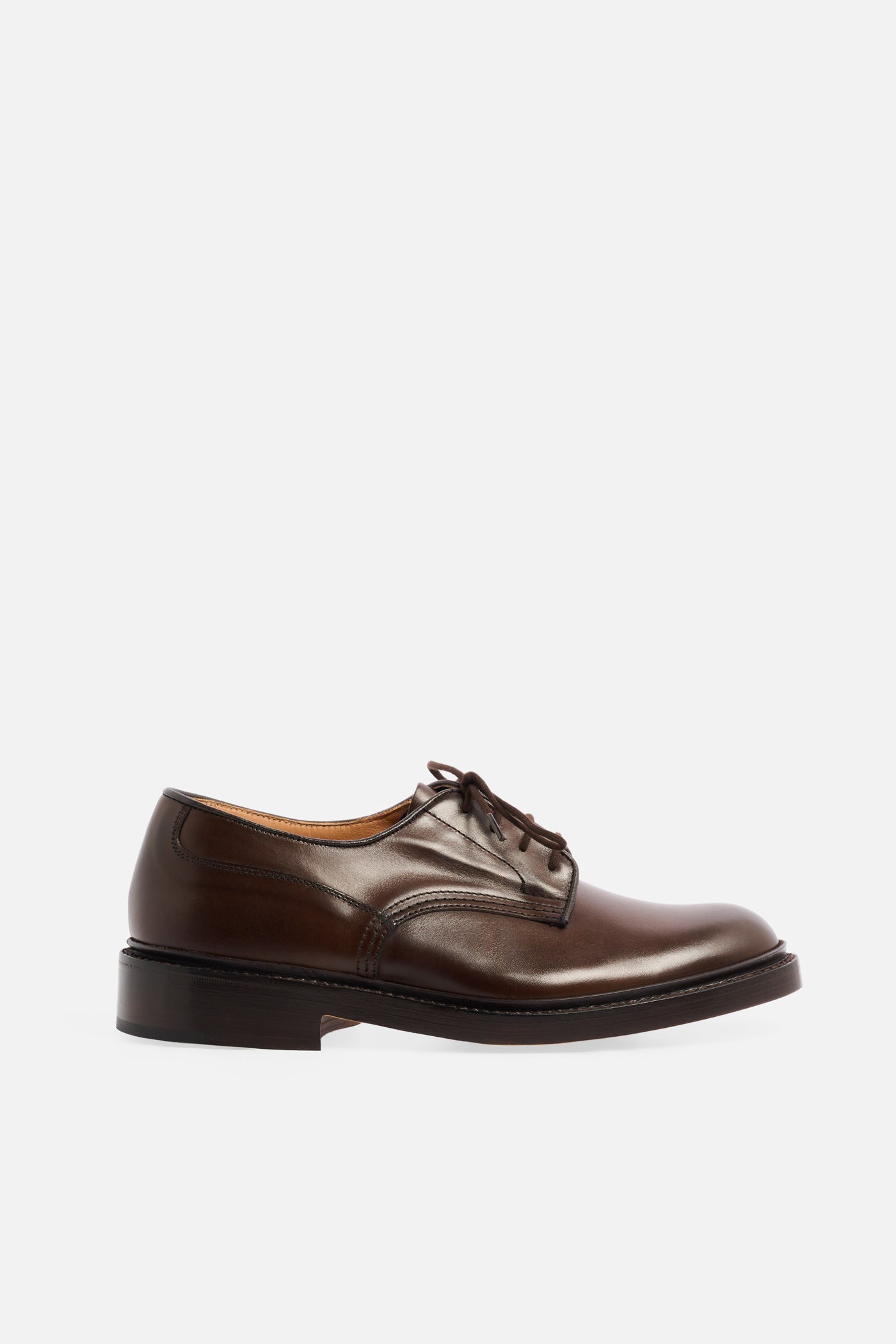Tricker's Woodstock Espresso Burnished | Derby Plain Handcrafted