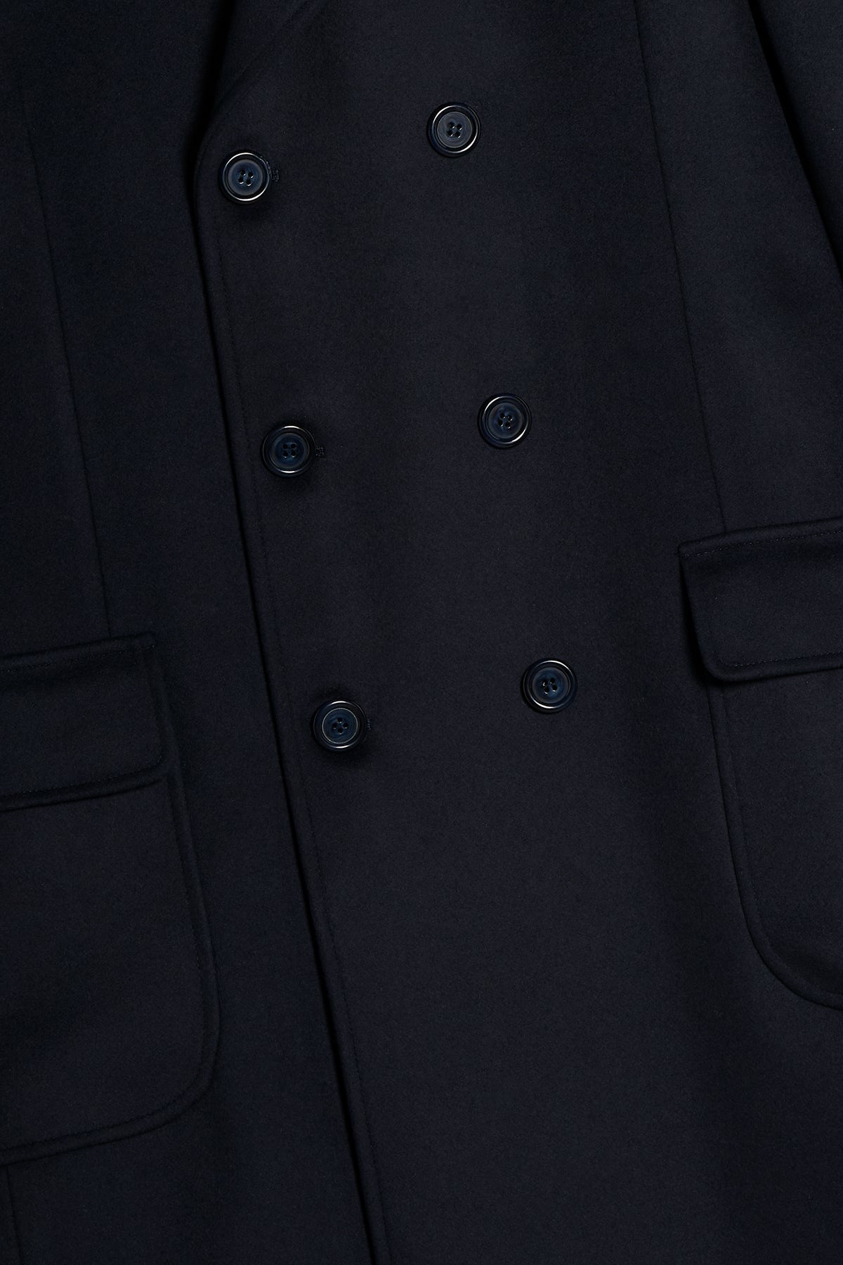 Ulsterino in Lana Melton - Navy