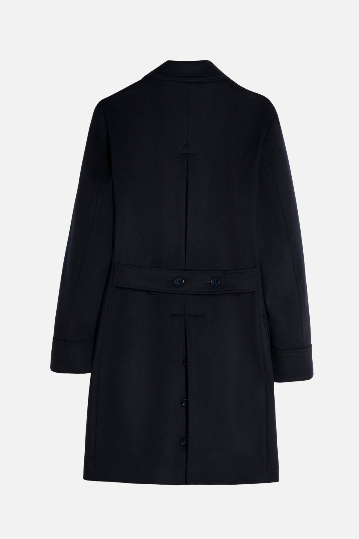 Ulsterino in Lana Melton - Navy